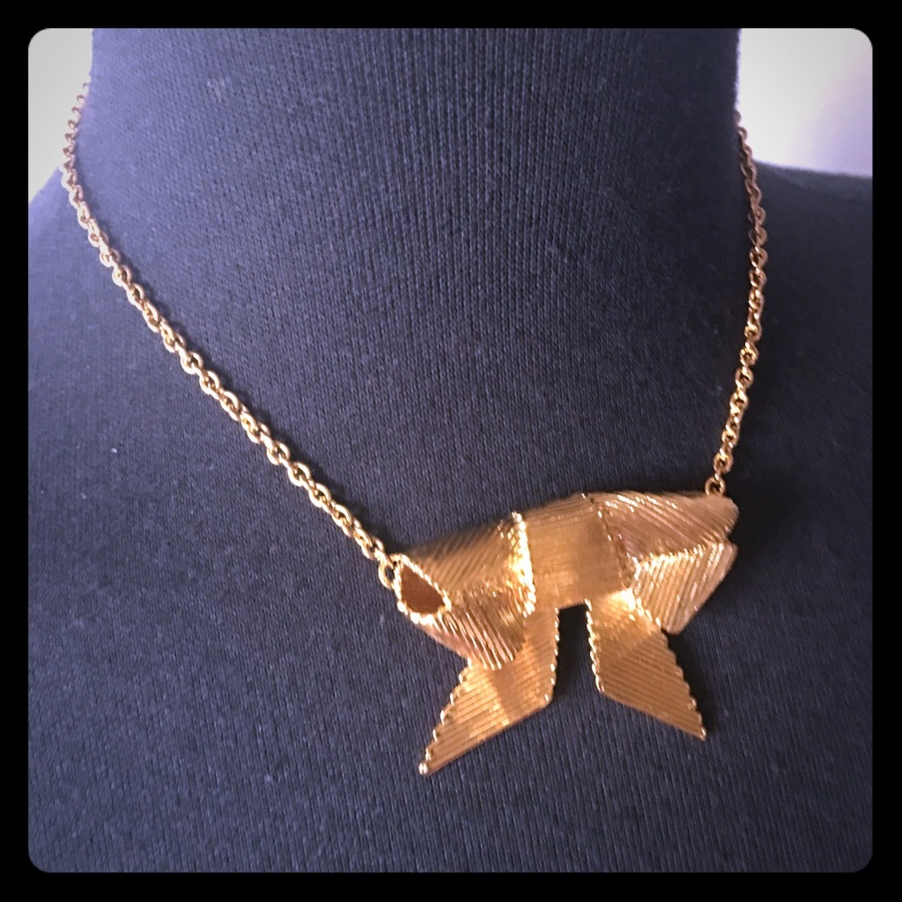 Kate Spade All Wrapped Up Bow Pendant Necklace